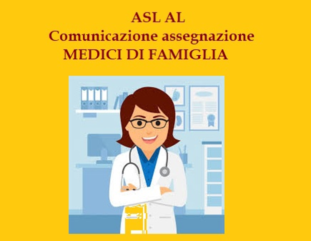 ASL AL - COMUNICAZIONE in merito al  SERVIZIO MEDICINA GENERALE dal 1° giugno 2022
