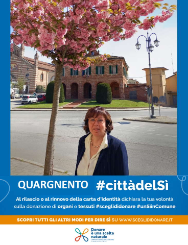 QUARGNENTO - #CittàdelSI - #sceglididonare - #unSìinComune - DONAZIONE ORGANI E TESSUTI