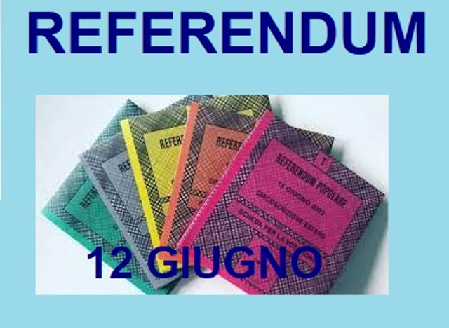 REFERENDUM ABROGATIVI DEL 12 GIUGNO 2022 - VOTAZIONE E SCRUTINI